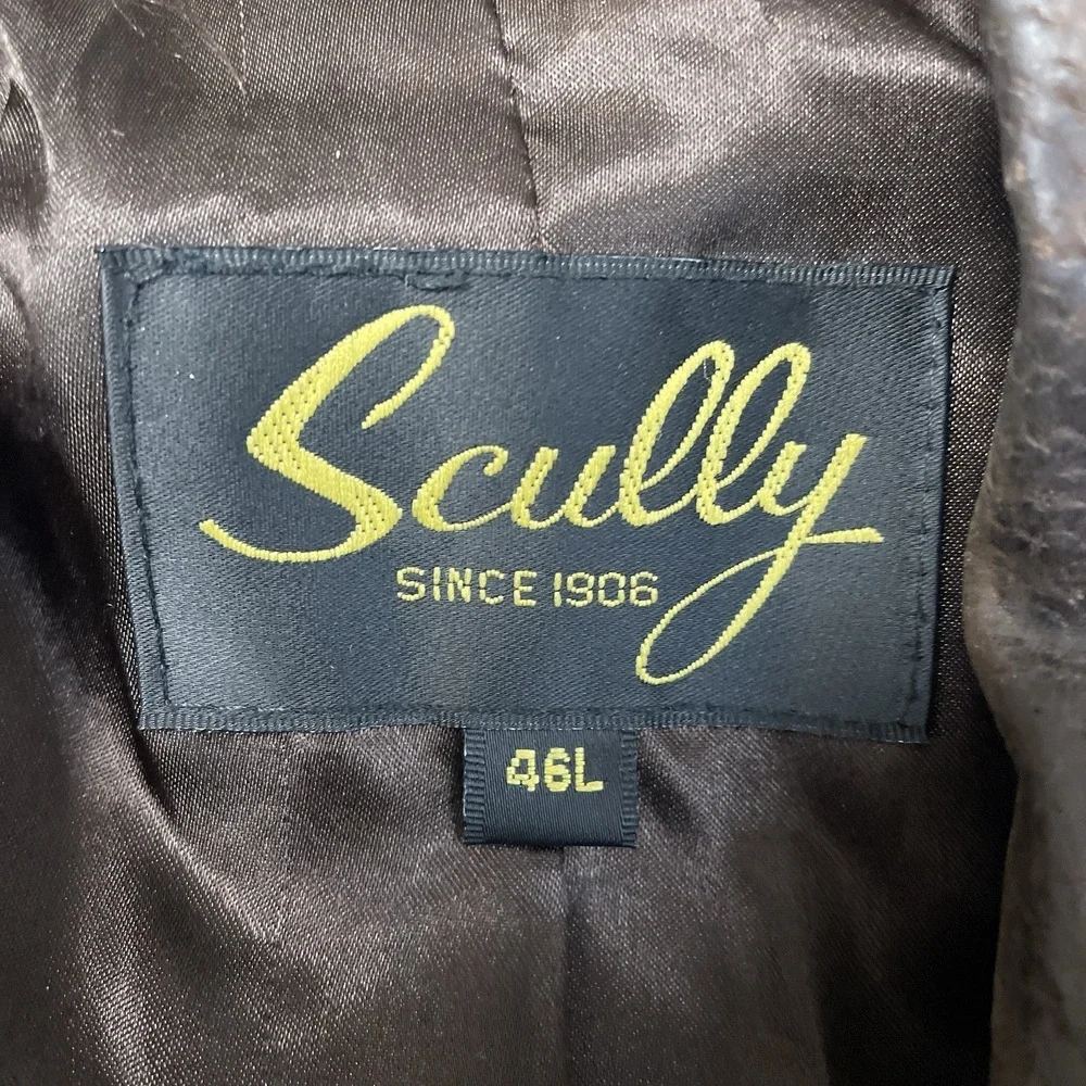 Scully Men's 46L Leather Blazer Brown H0794